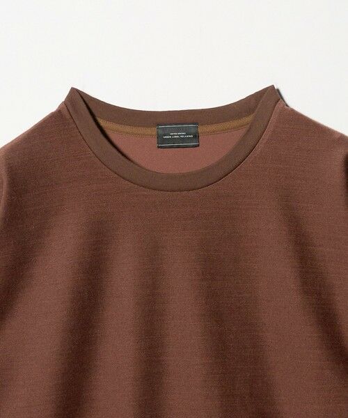 green label relaxing / グリーンレーベル リラクシング Tシャツ | ポリエステル ウール ツイル インレー 半袖 Tシャツ カットソー | 詳細19