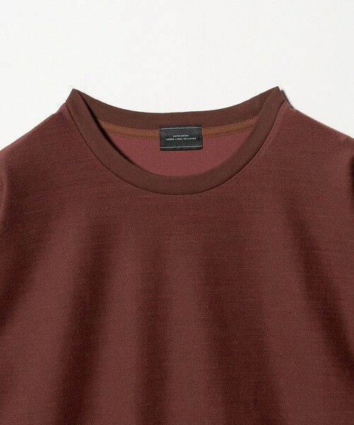 green label relaxing / グリーンレーベル リラクシング Tシャツ | ポリエステル ウール ツイル インレー 半袖 Tシャツ カットソー | 詳細6