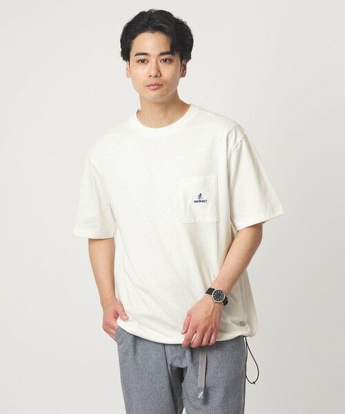 green label relaxing / グリーンレーベル リラクシング Tシャツ | 【別注】＜Gramicci＞GLR ドローストリング Tシャツ | 詳細4