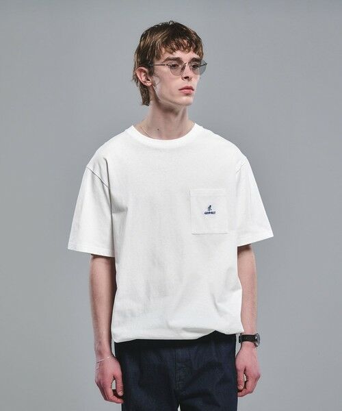 green label relaxing / グリーンレーベル リラクシング Tシャツ | 【別注】＜Gramicci＞GLR ドローストリング Tシャツ（OFF WHITE）