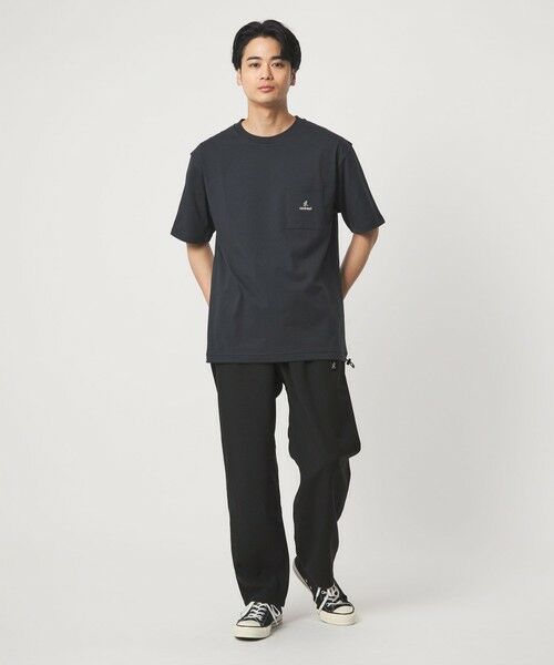 green label relaxing / グリーンレーベル リラクシング Tシャツ | 【別注】＜Gramicci＞GLR ドローストリング Tシャツ | 詳細12