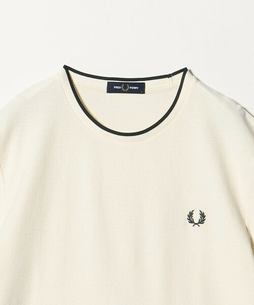 green label relaxing / グリーンレーベル リラクシング Tシャツ | ＜FRED PERRY＞クレープ ピケ 半袖 Tシャツ | 詳細1