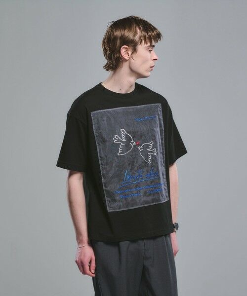 green label relaxing / グリーンレーベル リラクシング Tシャツ | 【別注】＜THE NERDYS×BRIGITTE TANAKA×GLR＞半袖Tシャツ（BLACK）