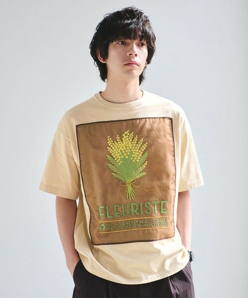 green label relaxing / グリーンレーベル リラクシング Tシャツ | 【別注】＜THE NERDYS×BRIGITTE TANAKA×GLR＞半袖Tシャツ（BEIGE）