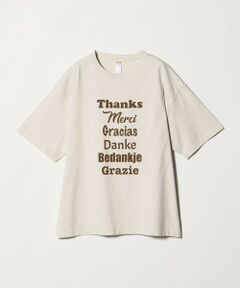 green label relaxing / グリーンレーベル リラクシング Tシャツ | ＜OAFISH＞THANKS 半袖 Tシャツ