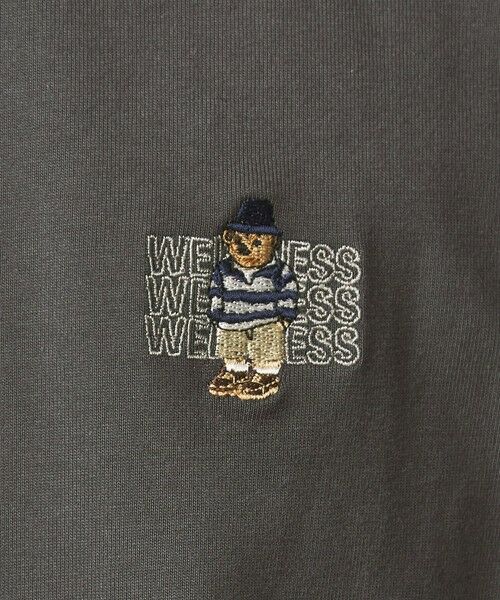 green label relaxing / グリーンレーベル リラクシング Tシャツ | 【別注】＜ROSTER BEAR＞GLR 刺しゅう ロゴ 半袖 Tシャツ | 詳細2