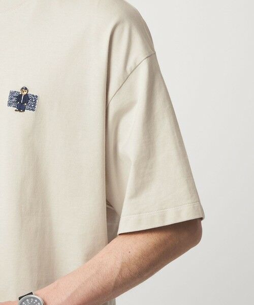 green label relaxing / グリーンレーベル リラクシング Tシャツ | 【別注】＜ROSTER BEAR＞GLR 刺しゅう ロゴ 半袖 Tシャツ | 詳細9