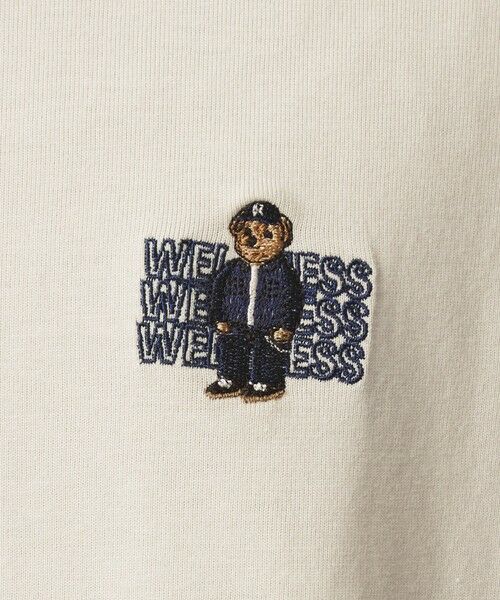 green label relaxing / グリーンレーベル リラクシング Tシャツ | 【別注】＜ROSTER BEAR＞GLR 刺しゅう ロゴ 半袖 Tシャツ | 詳細12