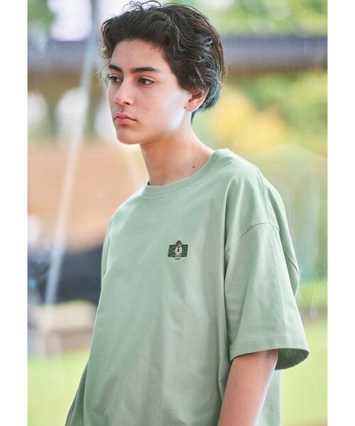 green label relaxing / グリーンレーベル リラクシング Tシャツ | 【別注】＜ROSTER BEAR＞GLR 刺しゅう ロゴ 半袖 Tシャツ | 詳細17