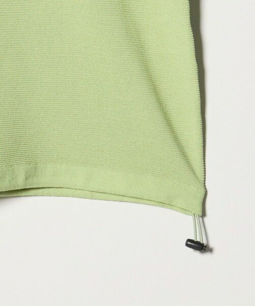 green label relaxing / グリーンレーベル リラクシング Tシャツ | ガーター ドローコード 半袖 クルーネック ニット -ウォッシャブル・UVカット・遮熱- | 詳細22