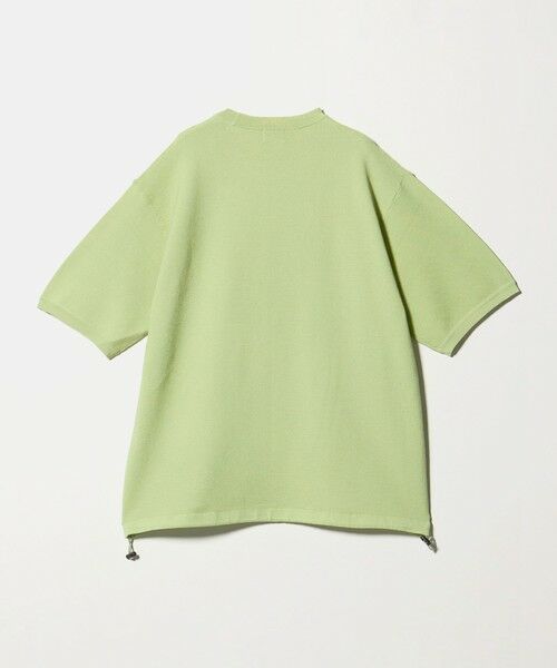 green label relaxing / グリーンレーベル リラクシング Tシャツ | ガーター ドローコード 半袖 クルーネック ニット -ウォッシャブル・UVカット・遮熱- | 詳細7
