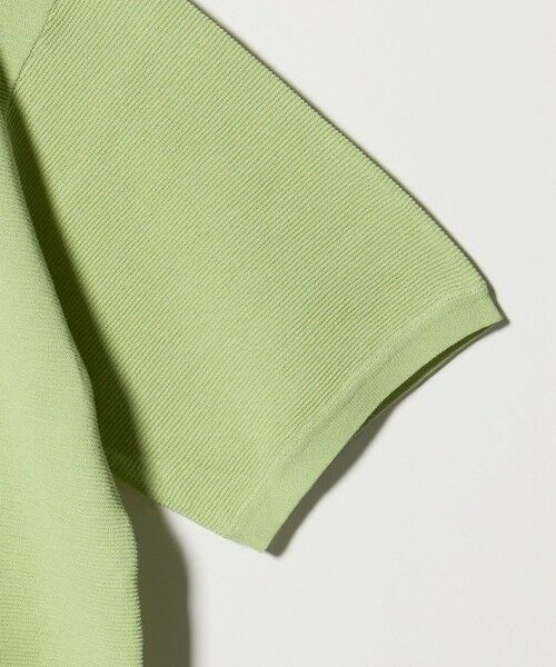 green label relaxing / グリーンレーベル リラクシング Tシャツ | ガーター ドローコード 半袖 クルーネック ニット -ウォッシャブル・UVカット・遮熱- | 詳細9
