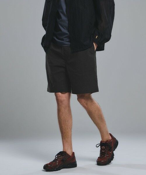 green label relaxing / グリーンレーベル リラクシング ショート・ハーフ・半端丈パンツ | WONDER CLOTH ショーツ ショートパンツ -ストレッチ・接触冷感・吸水速乾-(BLACK)