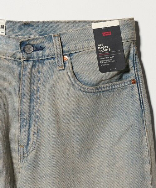 green label relaxing / グリーンレーベル リラクシング ショート・ハーフ・半端丈パンツ | ＜Levi's（R）＞ 478 バギー ショート デニム パンツ | 詳細6