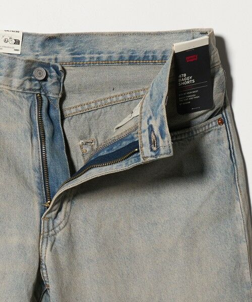 green label relaxing / グリーンレーベル リラクシング ショート・ハーフ・半端丈パンツ | ＜Levi's（R）＞ 478 バギー ショート デニム パンツ | 詳細8