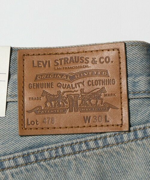 green label relaxing / グリーンレーベル リラクシング ショート・ハーフ・半端丈パンツ | ＜Levi's（R）＞ 478 バギー ショート デニム パンツ | 詳細10