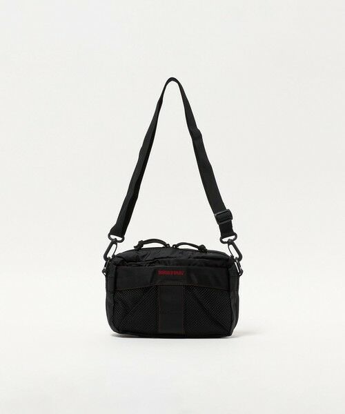 green label relaxing / グリーンレーベル リラクシング ショルダーバッグ | 【別注】＜BRIEFING＞リップストップ ジップ ライナー ショルダーバッグ（BLACK）