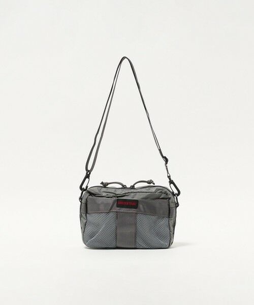 green label relaxing / グリーンレーベル リラクシング ショルダーバッグ | 【別注】＜BRIEFING＞リップストップ ジップ ライナー ショルダーバッグ（MD.GRAY）