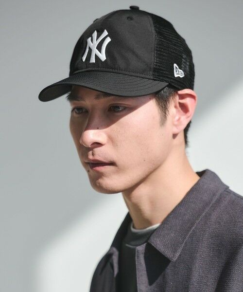 green label relaxing / グリーンレーベル リラクシング キャップ | 【別注】＜NEW ERA＞メッシュ NY 9THIRTY キャップ（BLACK）