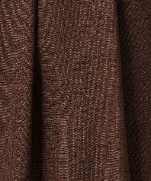 green label relaxing / グリーンレーベル リラクシング スラックス・ドレスパンツ | ［size SHORT/TALLあり］ライト リネンライク タック ワイドパンツ UVカット 通気性 | 詳細22