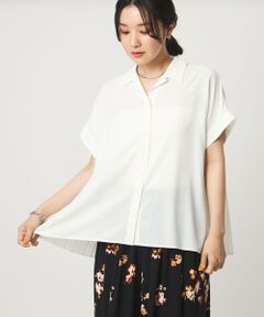 green label relaxing / グリーンレーベル リラクシング シャツ・ブラウス | 【WEB限定】＜at ease＞バック プリーツ ブラウス UVカット 通気性