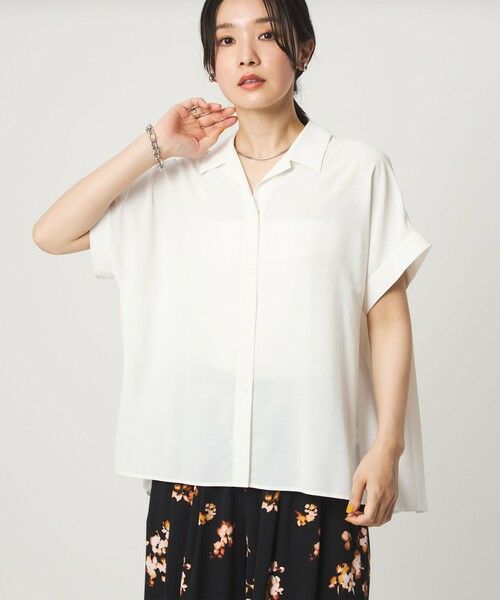 green label relaxing / グリーンレーベル リラクシング シャツ・ブラウス | 【WEB限定】＜at ease＞バック プリーツ ブラウス UVカット 通気性 | 詳細2