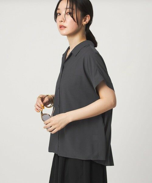 green label relaxing / グリーンレーベル リラクシング シャツ・ブラウス | 【WEB限定】＜at ease＞バック プリーツ ブラウス UVカット 通気性 | 詳細8