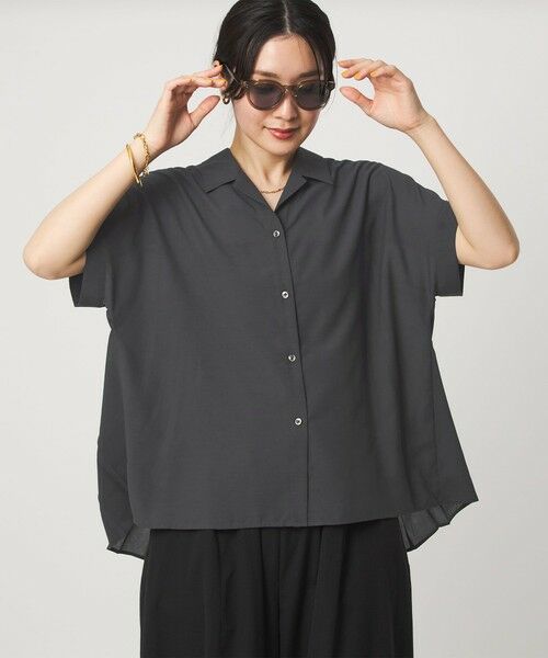 green label relaxing / グリーンレーベル リラクシング シャツ・ブラウス | 【WEB限定】＜at ease＞バック プリーツ ブラウス UVカット 通気性 | 詳細10