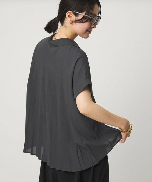 green label relaxing / グリーンレーベル リラクシング シャツ・ブラウス | 【WEB限定】＜at ease＞バック プリーツ ブラウス UVカット 通気性 | 詳細11
