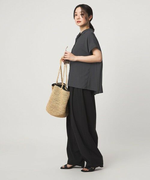 green label relaxing / グリーンレーベル リラクシング シャツ・ブラウス | 【WEB限定】＜at ease＞バック プリーツ ブラウス UVカット 通気性 | 詳細13