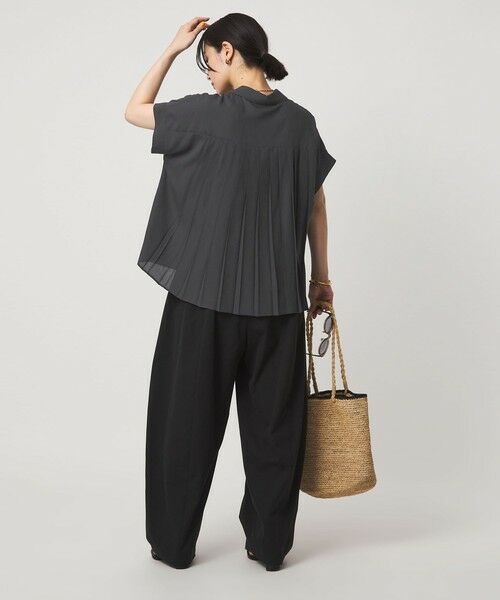green label relaxing / グリーンレーベル リラクシング シャツ・ブラウス | 【WEB限定】＜at ease＞バック プリーツ ブラウス UVカット 通気性 | 詳細14
