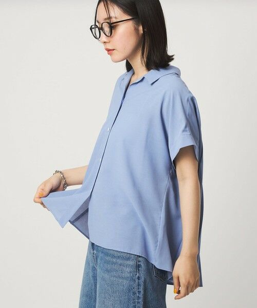 green label relaxing / グリーンレーベル リラクシング シャツ・ブラウス | 【WEB限定】＜at ease＞バック プリーツ ブラウス UVカット 通気性 | 詳細18