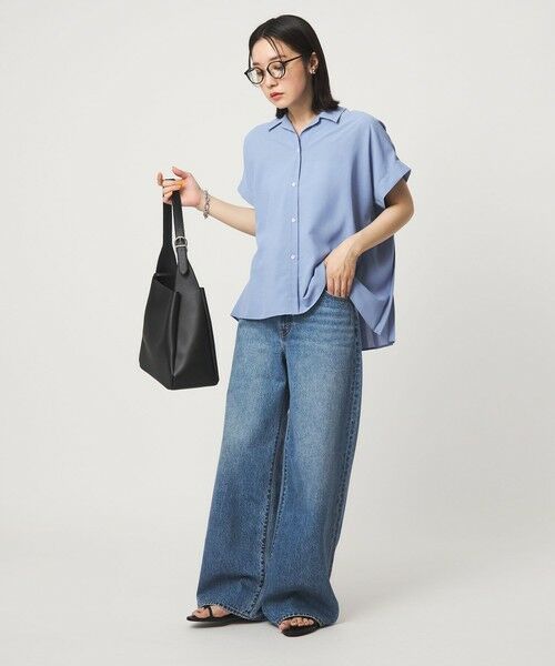 green label relaxing / グリーンレーベル リラクシング シャツ・ブラウス | 【WEB限定】＜at ease＞バック プリーツ ブラウス UVカット 通気性 | 詳細19
