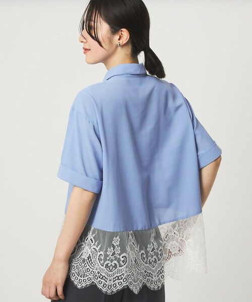 green label relaxing / グリーンレーベル リラクシング シャツ・ブラウス | 【WEB限定】＜at ease＞スソ レース ブラウス UVカット 通気性 | 詳細19