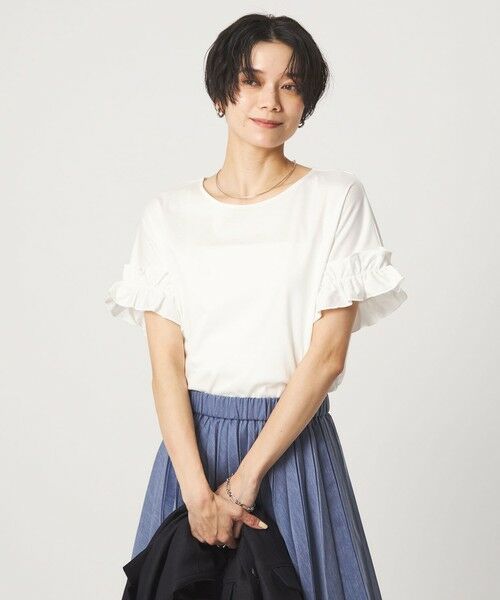 green label relaxing / グリーンレーベル リラクシング カットソー | ソデフリル Tシャツ 汗染み防止 | 詳細1