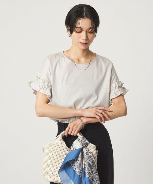 green label relaxing / グリーンレーベル リラクシング カットソー | ソデフリル Tシャツ 汗染み防止 | 詳細11