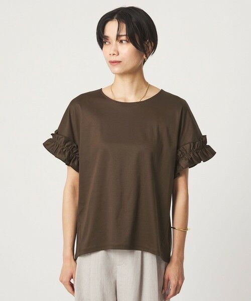 green label relaxing / グリーンレーベル リラクシング カットソー | ソデフリル Tシャツ 汗染み防止 | 詳細19