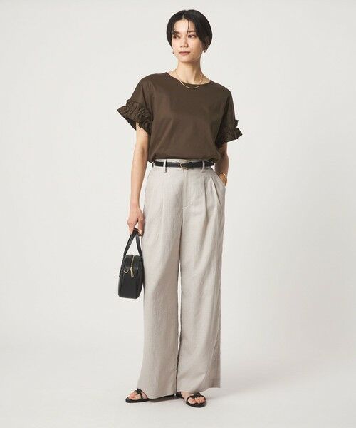 green label relaxing / グリーンレーベル リラクシング カットソー | ソデフリル Tシャツ 汗染み防止 | 詳細17
