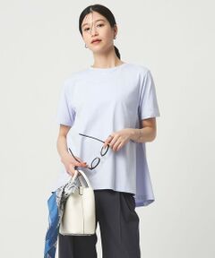 green label relaxing / グリーンレーベル リラクシング カットソー | 【WEB限定】＜at ease＞バック フレア カットソー  接触冷感 UVカット 遮熱