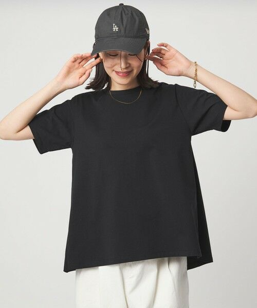 green label relaxing / グリーンレーベル リラクシング カットソー | 【WEB限定】＜at ease＞バック フレア カットソー  接触冷感 UVカット 遮熱 | 詳細7