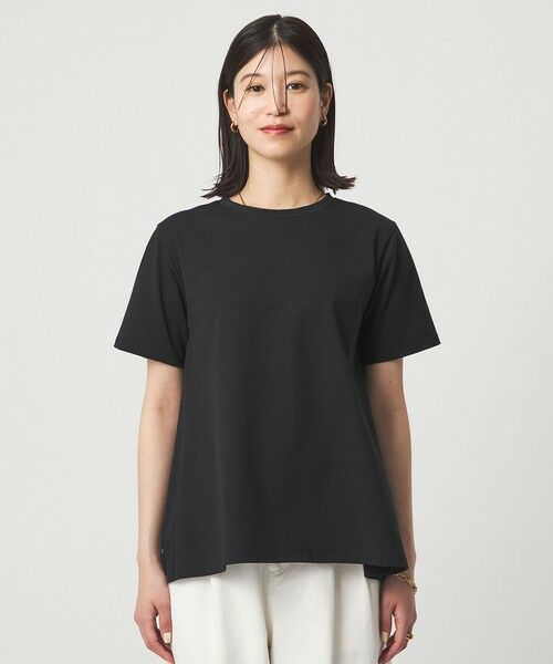 green label relaxing / グリーンレーベル リラクシング カットソー | 【WEB限定】＜at ease＞バック フレア カットソー  接触冷感 UVカット 遮熱 | 詳細11