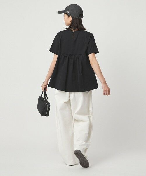 green label relaxing / グリーンレーベル リラクシング カットソー | 【WEB限定】＜at ease＞バック フレア カットソー  接触冷感 UVカット 遮熱 | 詳細10