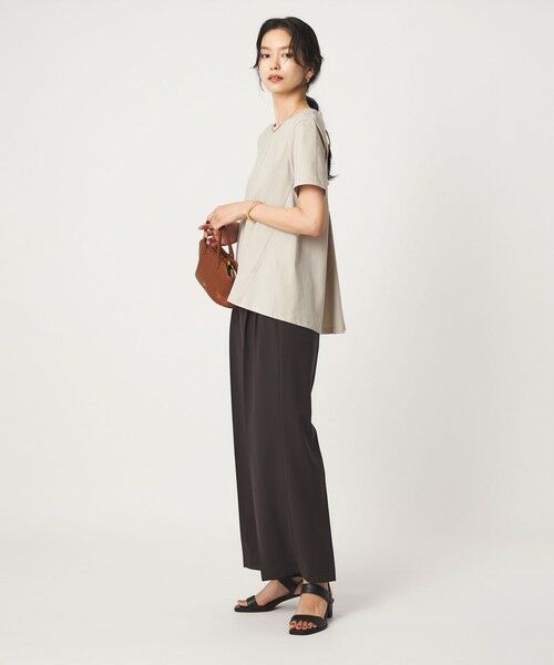 green label relaxing / グリーンレーベル リラクシング カットソー | 【WEB限定】＜at ease＞バック フレア カットソー  接触冷感 UVカット 遮熱 | 詳細16