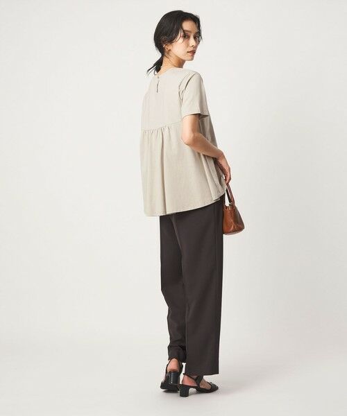 green label relaxing / グリーンレーベル リラクシング カットソー | 【WEB限定】＜at ease＞バック フレア カットソー  接触冷感 UVカット 遮熱 | 詳細17
