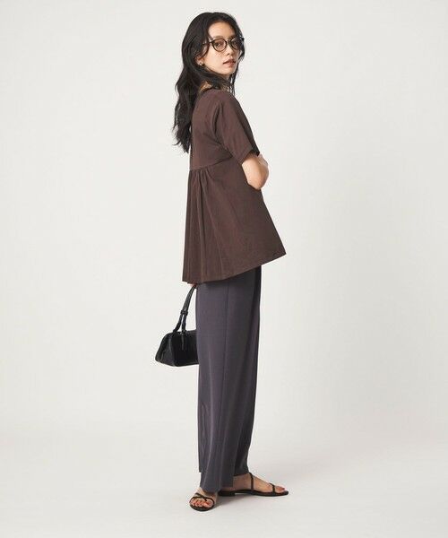 green label relaxing / グリーンレーベル リラクシング カットソー | 【WEB限定】＜at ease＞バック フレア カットソー  接触冷感 UVカット 遮熱 | 詳細22
