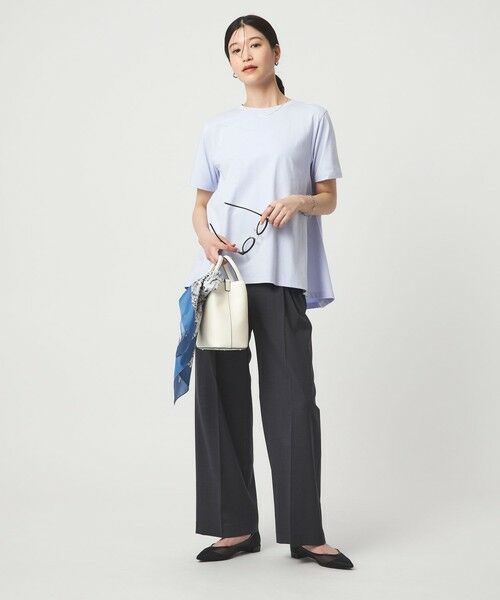 green label relaxing / グリーンレーベル リラクシング カットソー | 【WEB限定】＜at ease＞バック フレア カットソー  接触冷感 UVカット 遮熱 | 詳細23