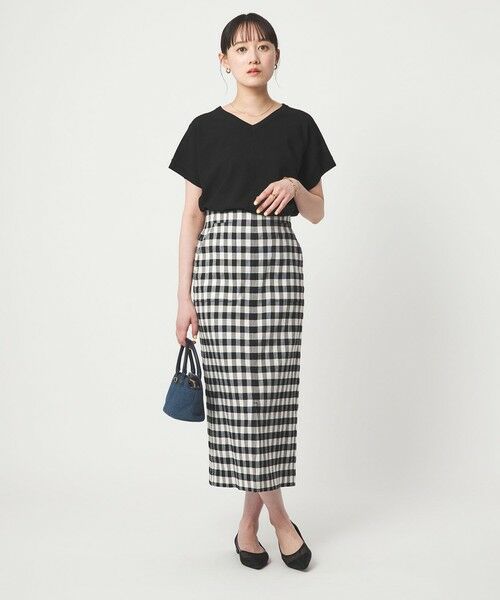 green label relaxing / グリーンレーベル リラクシング ニット・セーター | Vネック プルオーバー ニット ウォッシャブル 接触冷感 UVカット | 詳細7