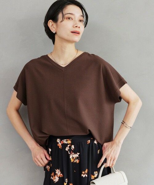green label relaxing / グリーンレーベル リラクシング ニット・セーター | Vネック プルオーバー ニット ウォッシャブル 接触冷感 UVカット | 詳細17