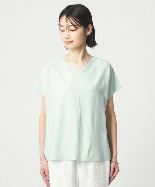green label relaxing / グリーンレーベル リラクシング ニット・セーター | Vネック プルオーバー ニット ウォッシャブル 接触冷感 UVカット | 詳細18