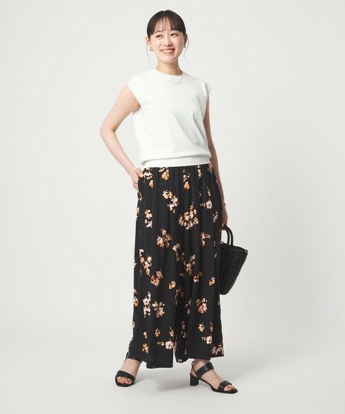 green label relaxing / グリーンレーベル リラクシング ニット・セーター | フレンチスリーブ ニット ウォッシャブル 接触冷感 UVカット | 詳細3